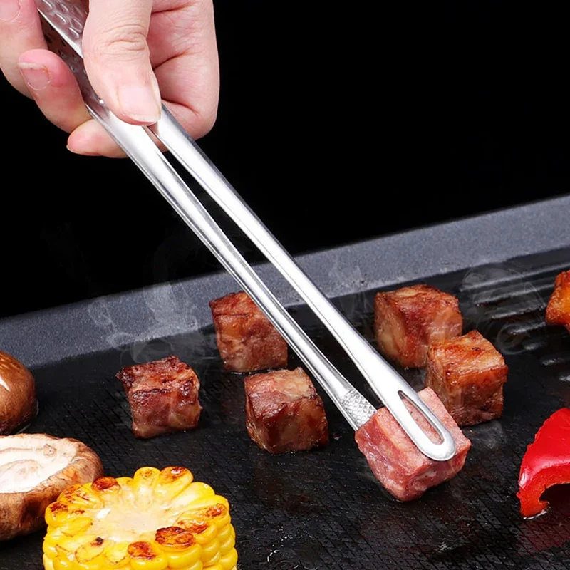 Kitchen Tongs Barbecue Grill Tongs Cooking Tweezers Stainless Steel Salad Meat Food Tongs Clip Buffet BBQ Tools Kitchen Gadgets