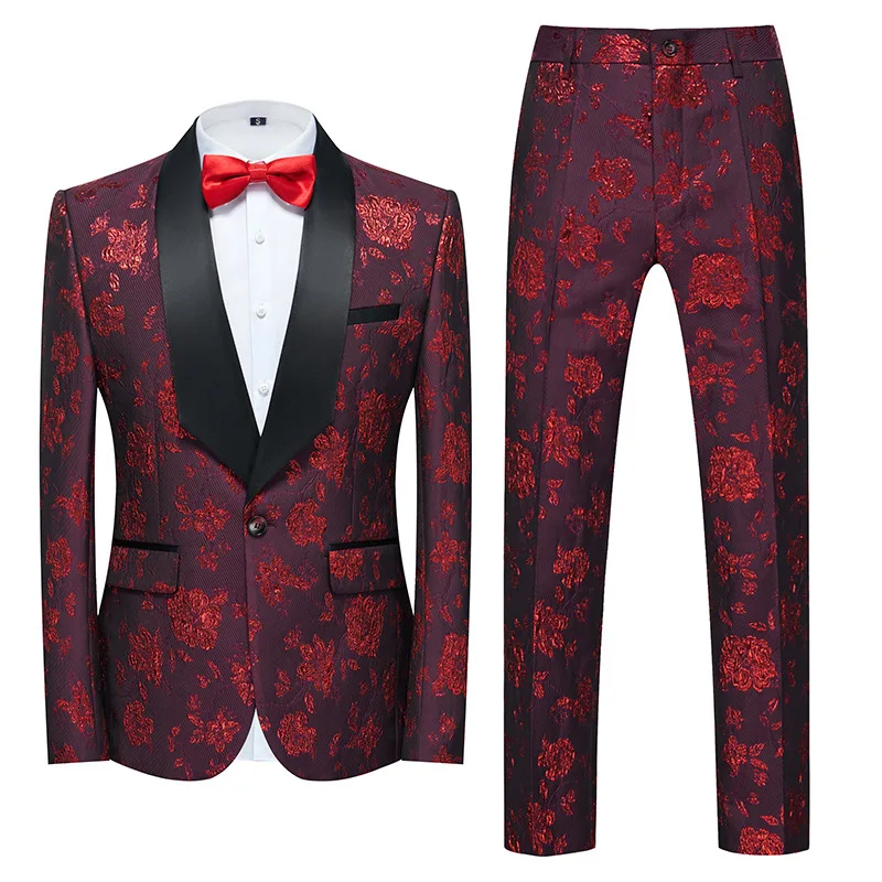 

B520-Business professional formal handsome suit slim groomsman suit