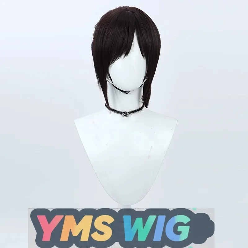 [YMS WIG] Attacco sulla parrucca gigante Sasha Cos Sasha Braus coda di cavallo alta marrone scuro