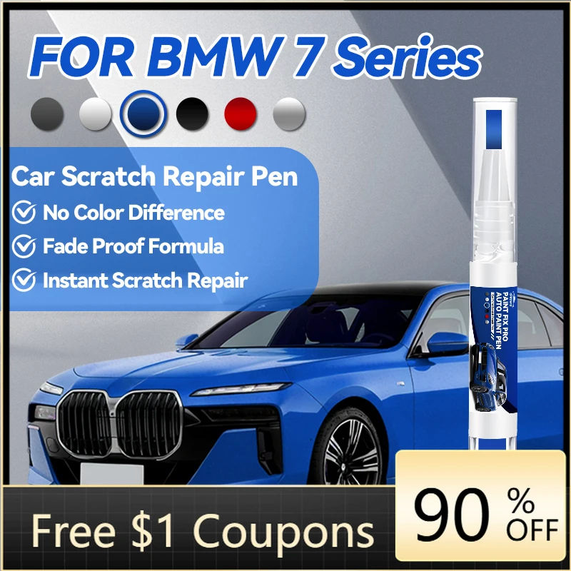 

Tool Car Accessories For 1977-2025 BMW 7 Series E23 E32 E38 E65/E66 F01/F02 G11/G12 Paint Repair Brush Touch Up Scratch Remov