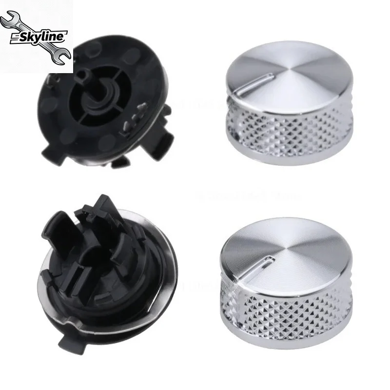 Operation Press Knob Powder Handle EC 9355 9665 9865, applicable to Delonghi Silver Knight Coffee Machine Replacement Parts