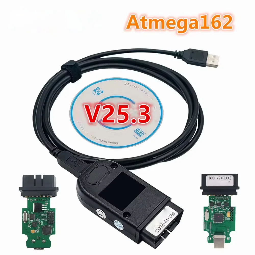 2026 V25.3 For VAG Hex V2 OBD2 Scanner USB Interface For VW For AUDI For Skoda For Seat Unlimited VINs ATMEGA162 Multi-Language