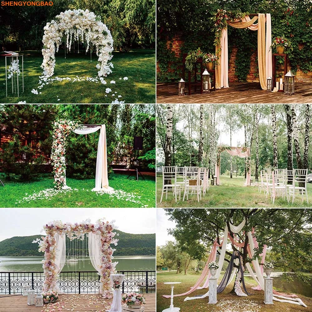 

Beach Wedding Ceremony Photography Background Green Leaves Curtain Flower Photozone Backdrop Baby Studio Photozone Props