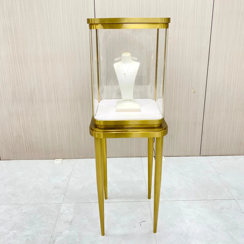 Customize.2025 Customizable Glass Counter Display Showcase Jewelry Beautiful Shopping Mall Cabinet Display