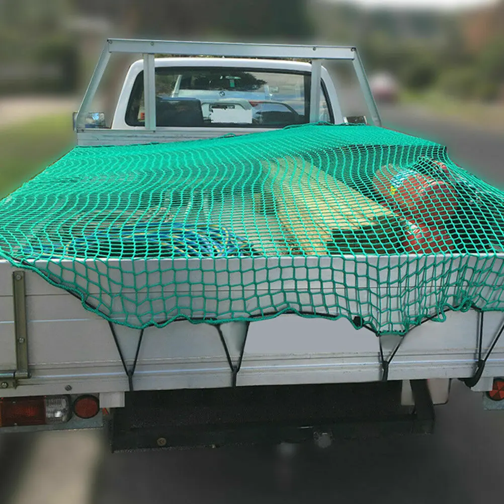 

Heavy Duty Truck Bed Cargo Net Nylon Mesh Bungee Elastic Trailer Cargo Net for Pickup Truck Transport