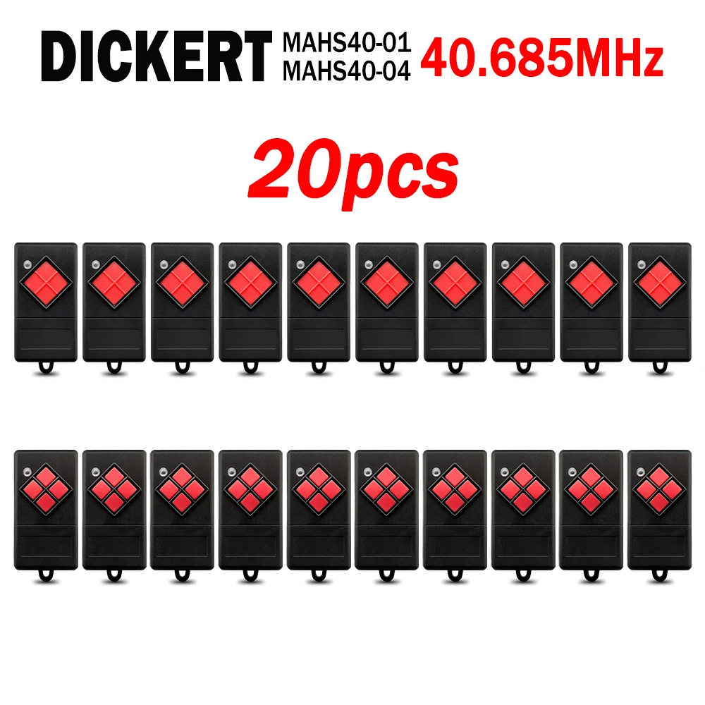 

Special offer New 40.685MHz DICKERT MAHS40 01 04 MAHS40-01 MAHS40-04 Garage Door / Electric Gate Remote Control 40MHz Command