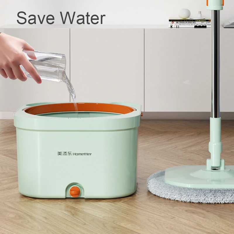 Rotating Mop Microfibers Mop and Bucket Set Floor Washing Mops Triangle Window Washing Mop Household Cleaning Tools for Home