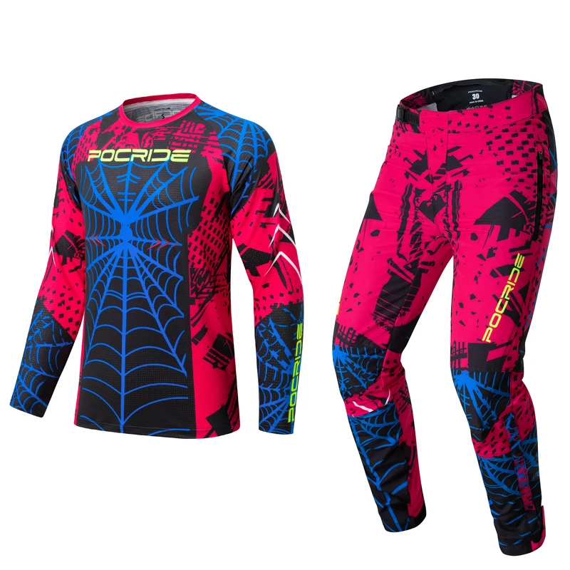 youth-kids-dh-mtb-bmx-atv-enduro-bmx-racing-pump-track-mx-motocross-mountain-bike-cycling-downhill-dirt-bike-jersey-pants-sets
