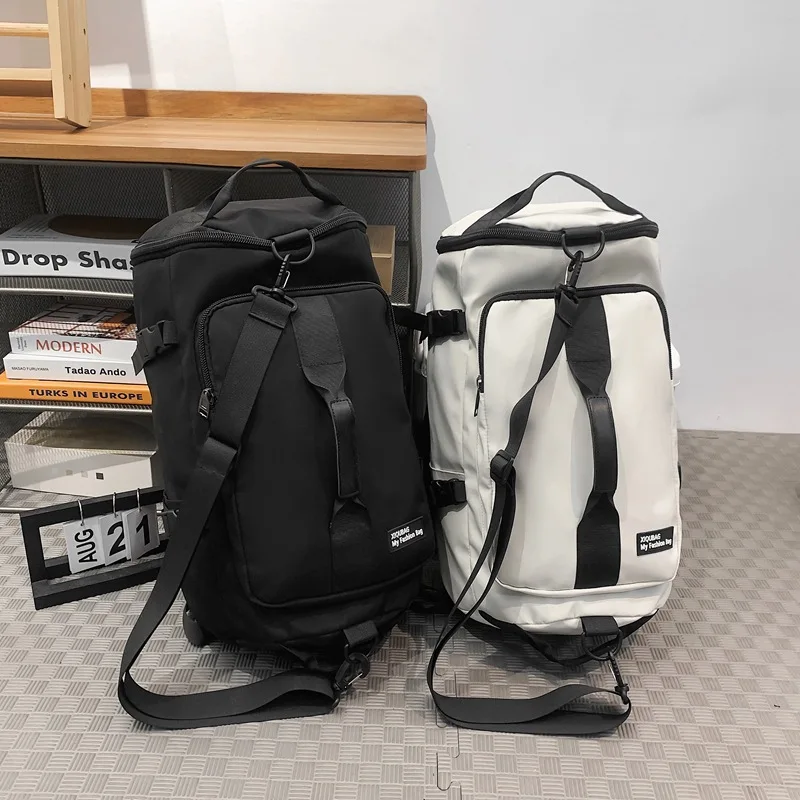 

Новая дорожная сумка большой вместимости. Модная и простая спортивная сумка для отдыха и фитнеса, сумка для йоги. Многофункциональная сумка через плечо. Спортивная сумка.