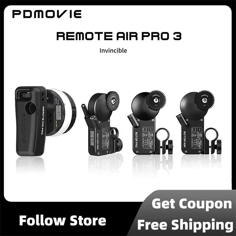 PDMOVIE REMOTE AIR PRO 3 Wireless follow focus Lens Control System Wireless Remote Control For Camera Cine Cinema Lens 200M