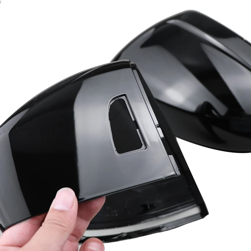 For Tiguan 2020-2022 Mirror Cover Rear View Side Mirror Cap Housing Support Lane Change Side Assist Blind Spot Assist