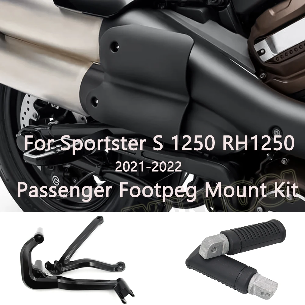 

Аксессуары для Sportster S 1250, комплект креплений для пассажирских Footpeg RH1250 RH 1250, защитный экран для пассажиров 2021 2022