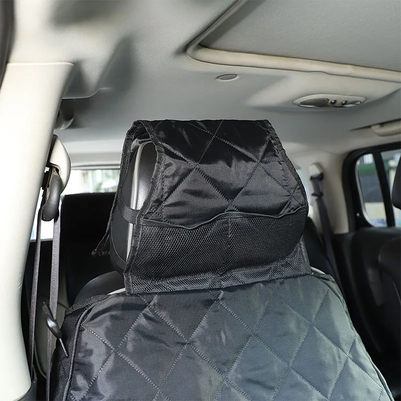 

metyoucar For Hummer H3 2005-2009 Black Car Co-pilot Seat Cover Waterproof Pet Mat Interior Car Accessories