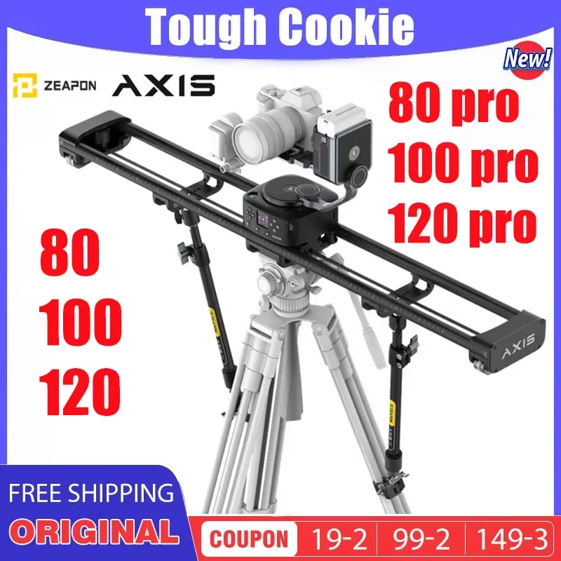 Zeapon AXIS Multi-axis Motorized 80CM 80Pro 100Pro 100cm 120cm 120Pro Camera Slider Carbon Fiber Electric Track 360 Photography