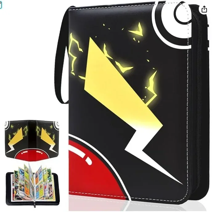 @@HOTSALE Anime 400PCS Card Binder Photocard PU Rits Fotoalbum Autohouder Kinderen Speelgoed Collectie Map Letters Kaarten