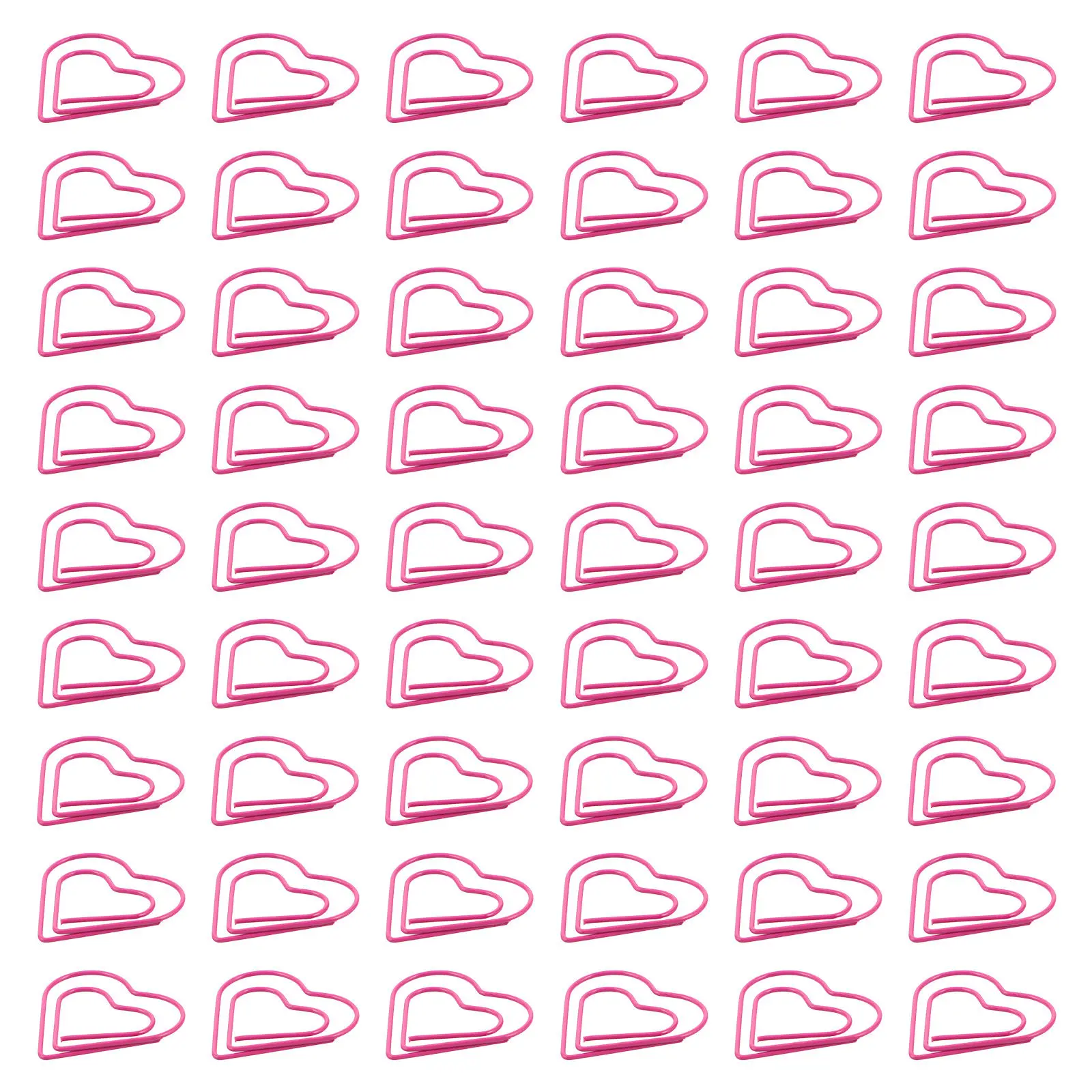 

100 шт. металлических зажимов для бумаги в форме сердца, декоративные канцелярские принадлежности для офиса, для сортировки документов, заметок, скрапбукинга, ко Дню святого Валентина