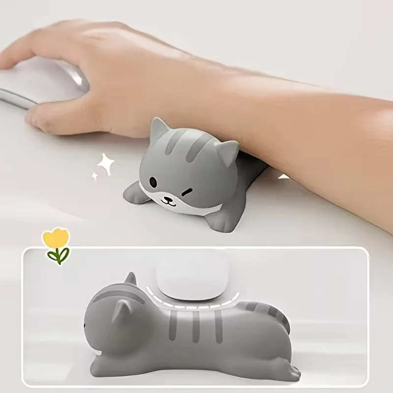 Niedliches Handgelenkstütz-Spielzeug, Handgelenk-Mauspad, Handkissen, Armstütze, ergonomisches Mauspad aus Memory-Schaum, Büro-Schreibtischunterlage, entzückend