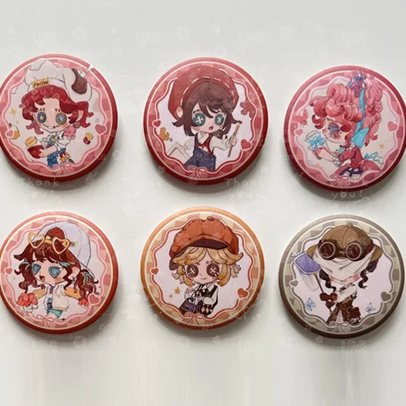 Game Anime Identity V Badge Handmade Cartoon Brooches for Backpack Accessorie Anime Collection Pins Decoration Christmas Gifts