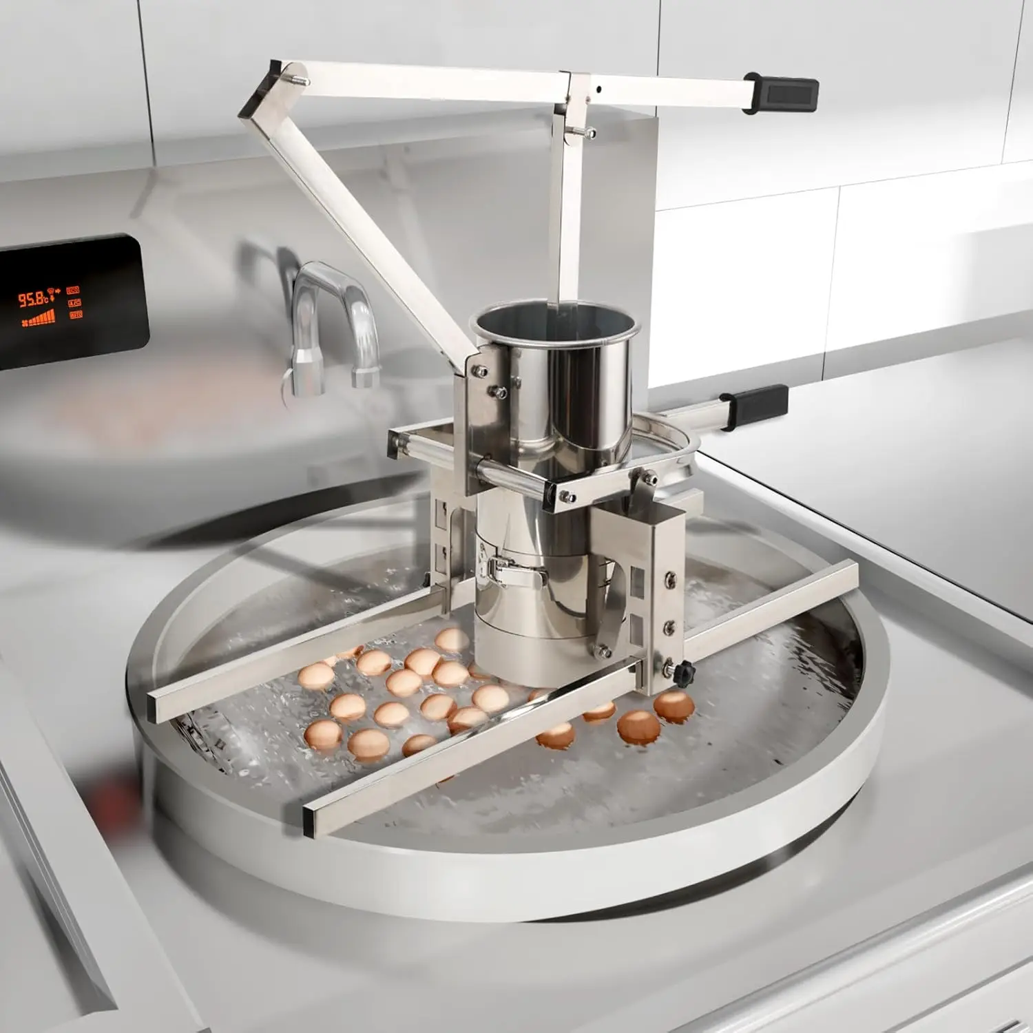 

Manual Meatball Forming Machine Meatball Maker, Stainless Steel Manual Meatball Making Machine,15/20/25 mm