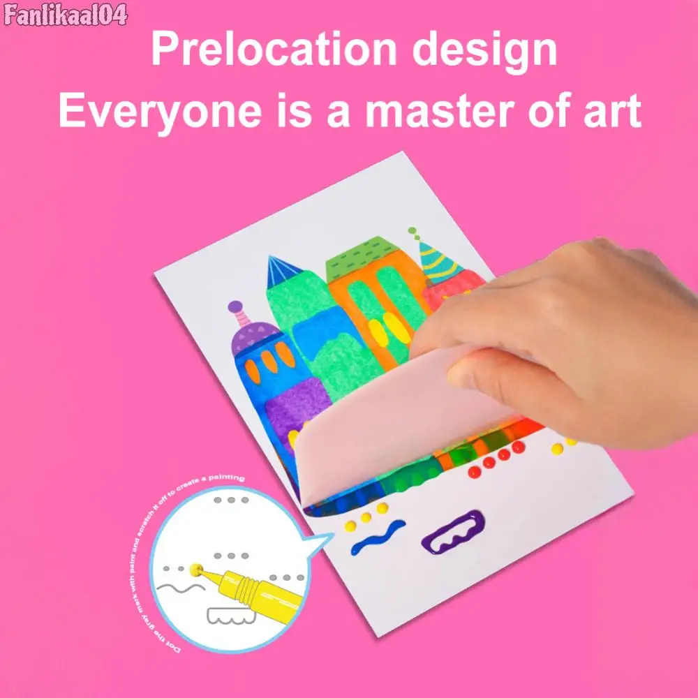 

Набор для рисования Squeegee Art Kids: творческий набор для детей, мальчиков и девочек, подарки на день рождения и Рождество