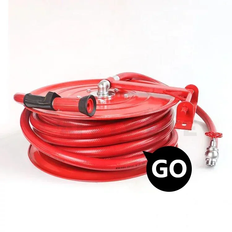 مكافحة الحرائق 25 ملم 1.5 بوصة بكرة خرطوم حريق 25 متر