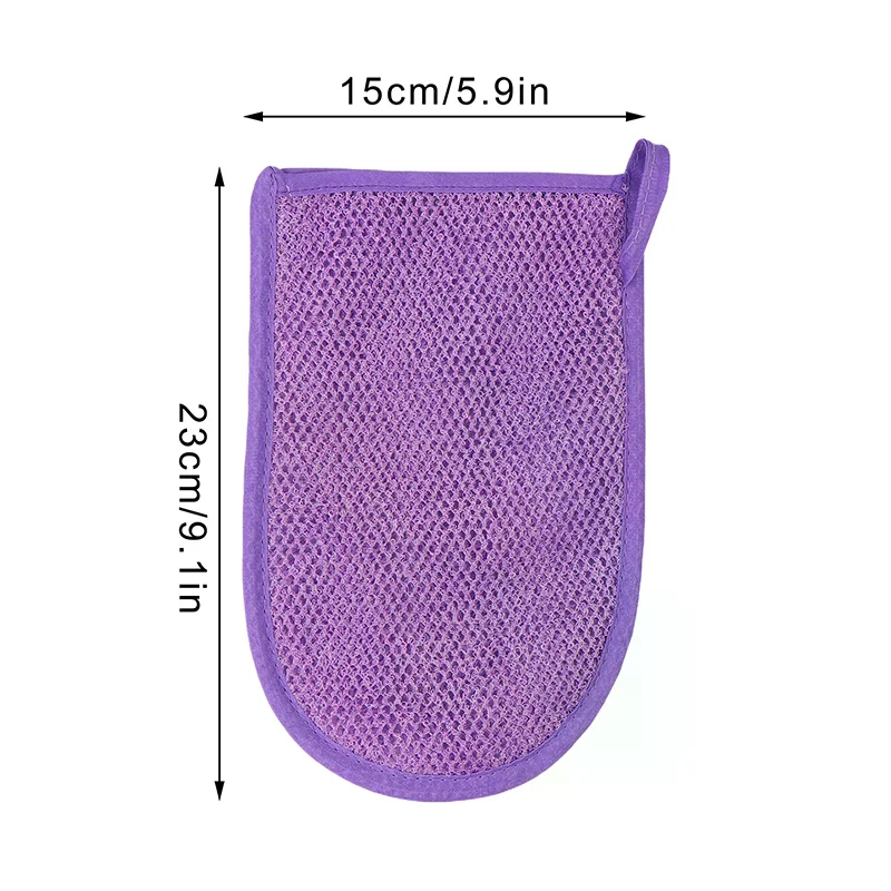 Women Men Bath Gloves SPA Exfoliating Shower Brush Body Cleaning Scrub Mitt Rub Dead Skin Gloves Shower Towel Foam Body Massage