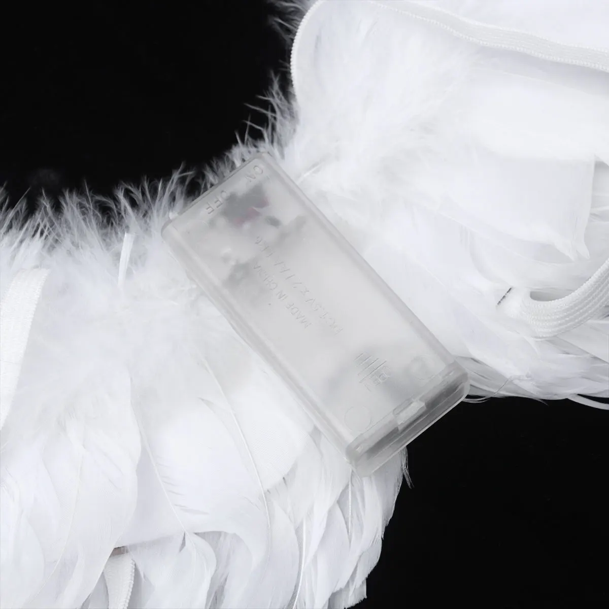 

2pcs Led Glowing Angel Wing Headdress Kids Party Cosplay Costume Set Light Creative Photo Prop For Performance
