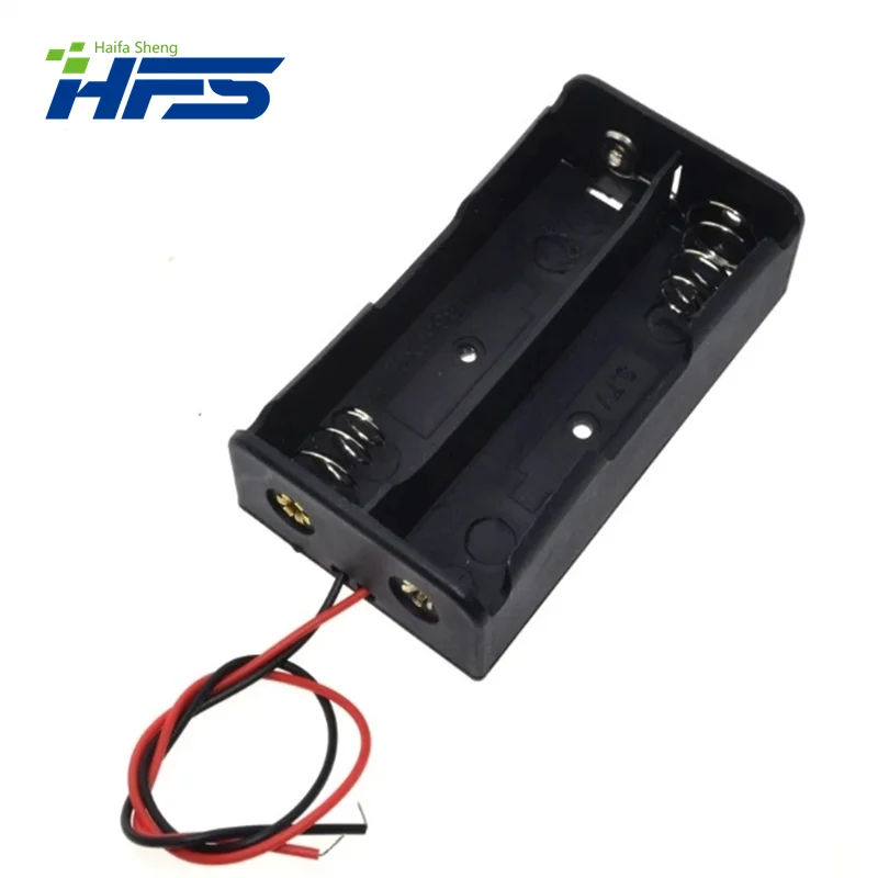 Power Bank 18650 Battery Holder Plastic Battery Holder Storage Box Case for 2x 18650