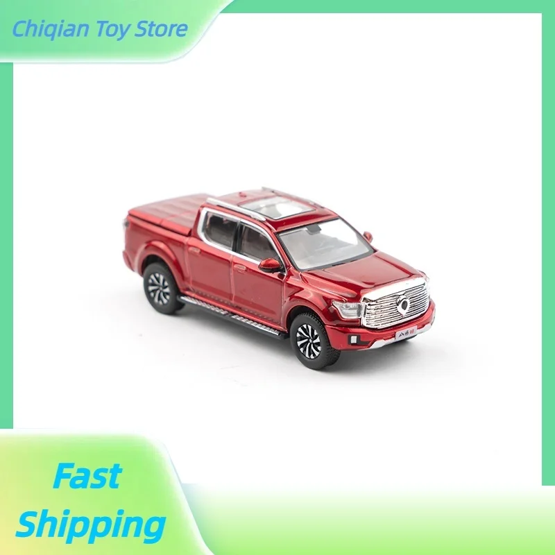 

Миниатюрная модель Tuoyi XCARTOYS, модель автомобиля из сплава, игрушка 1/64, пушка Great Wall, горная и морская пушка Danxia, красный имитационный орнамент
