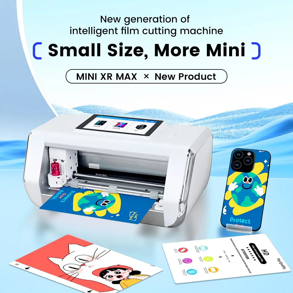 Purcell Intelligent Mobile Phone Screen Protector Film Cutting Machine Smart Watch Camera High Precision ABS Film Mini-XR MAX