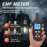3-in-1 EMF Meter Portable Radia Frequency Meter Electromagnetic Radiation Detector Field Person Radiation Dosimeter Counter