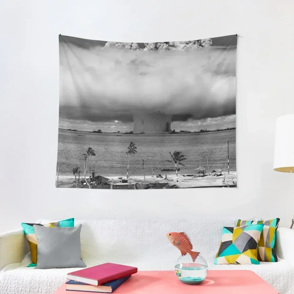 Atomic Bomb Mushroom Cloud Operation Crossroads Baker Test Tapestry House Decorations Home Decoration Tapestry