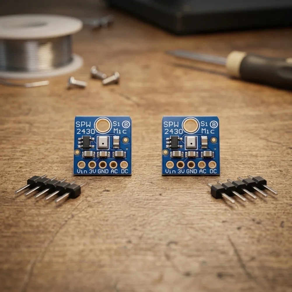 2pcs Blue Sound Detection Sensor PCB SPW2430 Sound Detection Microphone Sensor Module For Voice Changer Audio Collecting