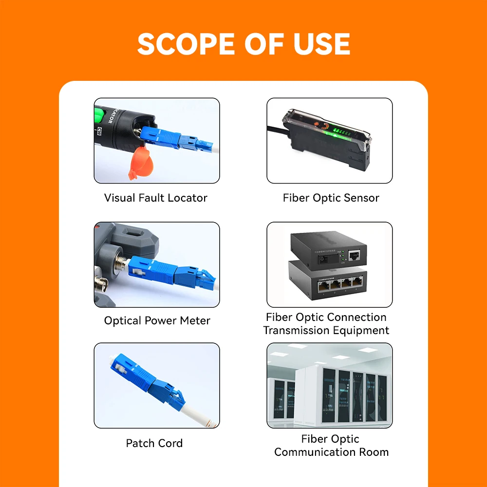 FCST-Adaptateur de fibre optique SC mâle à LC femelle, mode unique hybride, convertisseur, capteur de remplacement, 1 pièce