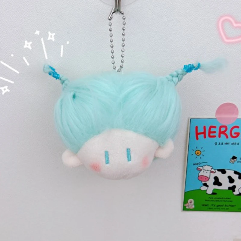 Llavero Kawaii con colgantes de dibujos animados, muñeco de peluche DIY, colgante de figura, bolso, llavero, Mini muñeca, llavero colgante