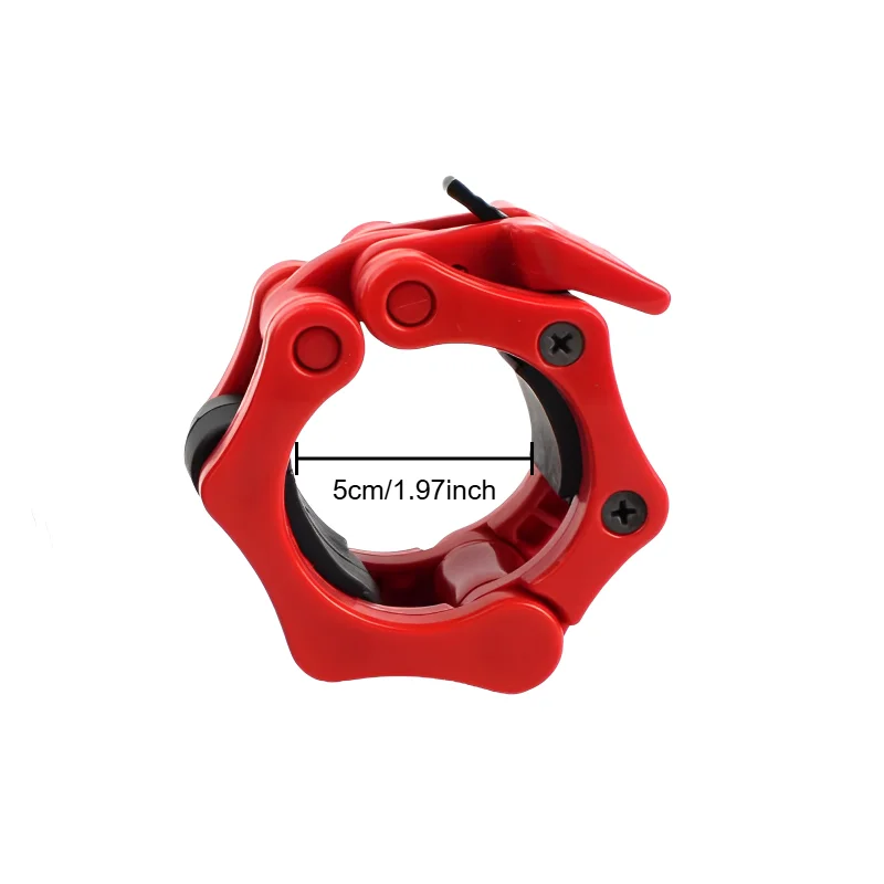 50MM Collars Barbell Collar Lock Clips Weight Lifting Bar Gym Dumbell Clamp Spring Quick Release Clamps Spin O-Rod Snap Heads image 6