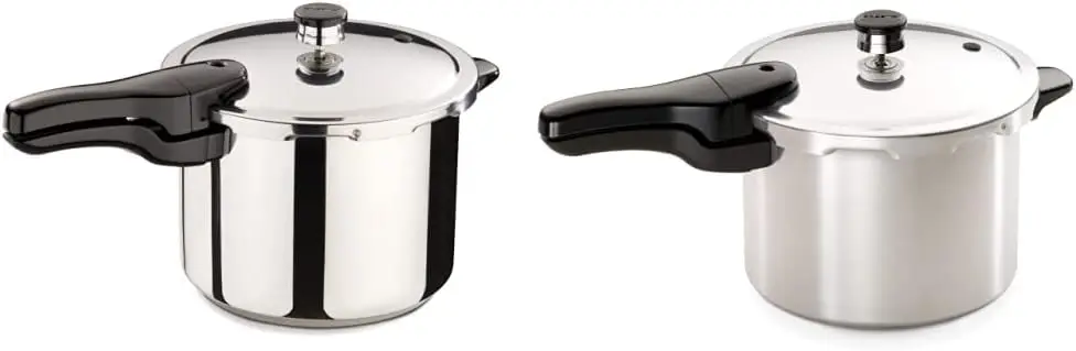 

6-литровые скороварки из нержавеющей стали и алюминия для быстрого и равномерного приготовления