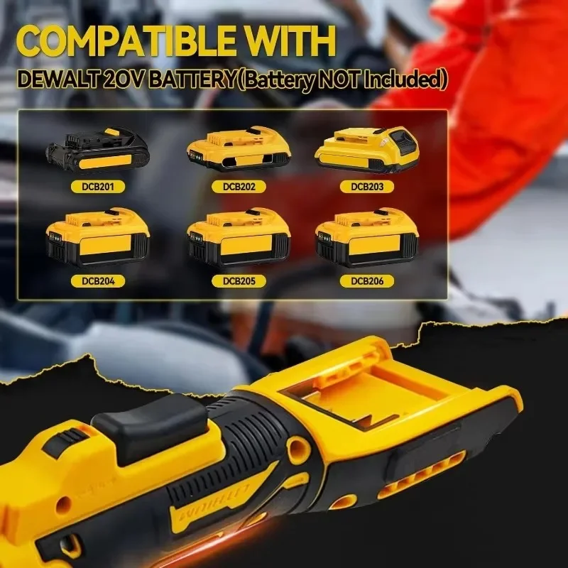 Screw Battery Electric Tools Wrench Ratchet Upgraded 220N.m Cordless 3/8