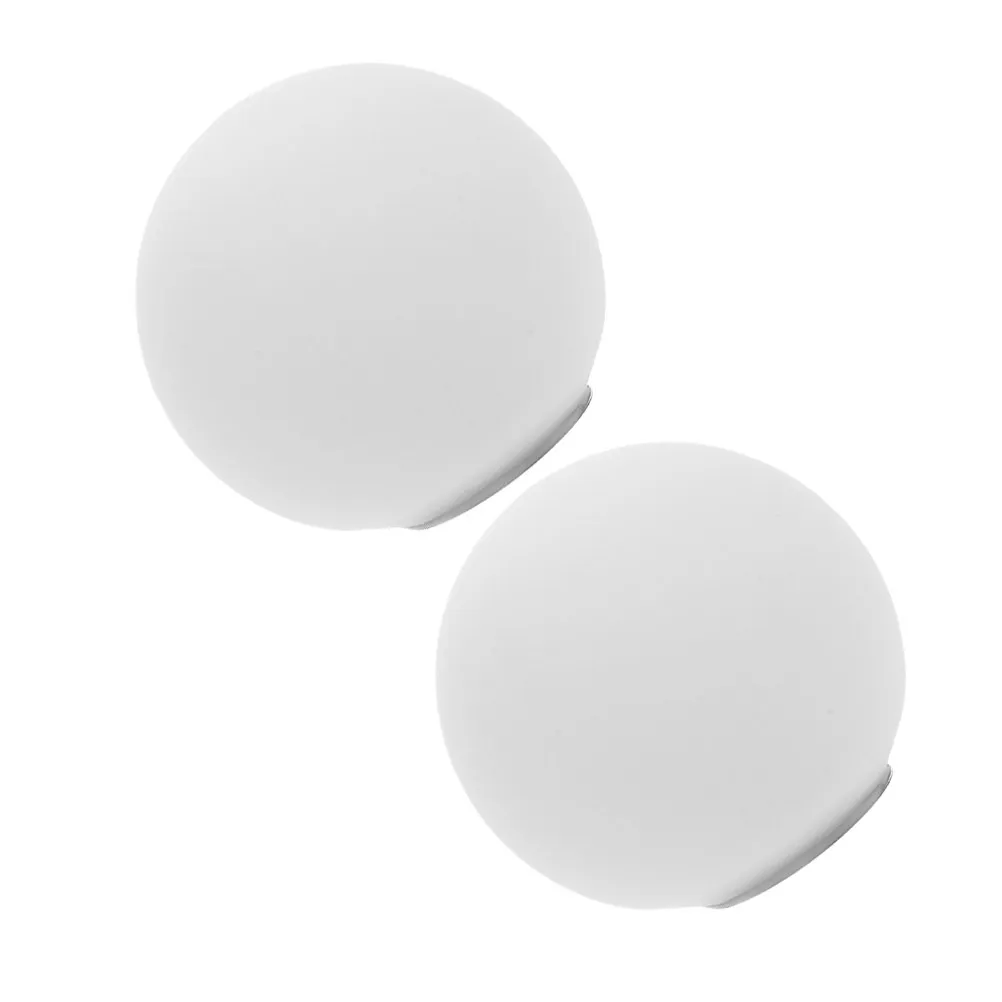 2Pcs Frosted Glass Globe Lamp Shade G9 Thread Milky White Pendant Light Cover Opal Sphere Lampshade for Home Bedroom Dining