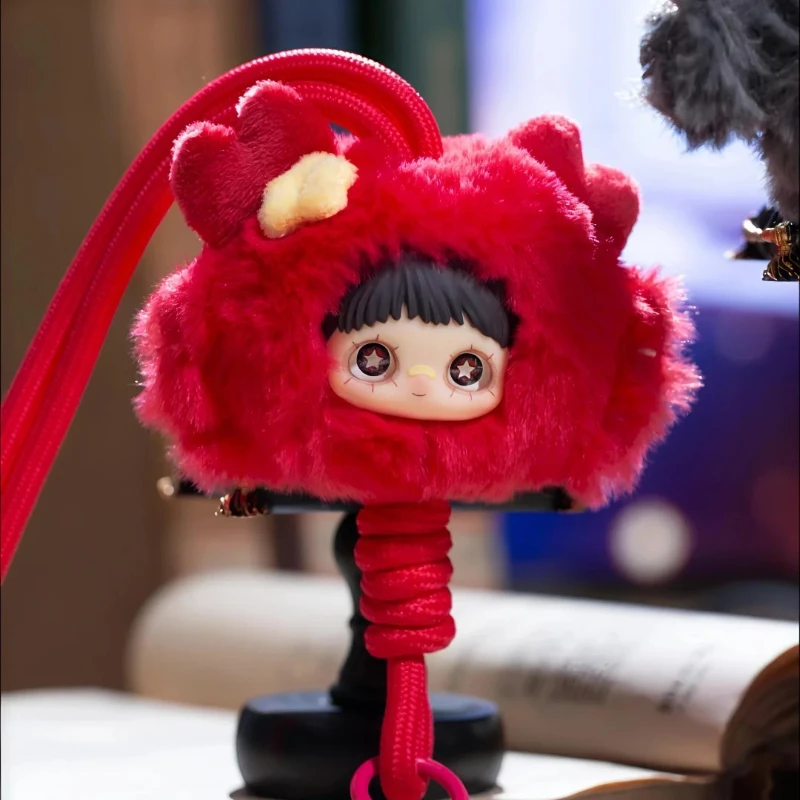New Maymei Horoscope Stories Series Blind Box Phone Lanyard Vinyl Face Plush Doll Pendant Christmas Gifts
