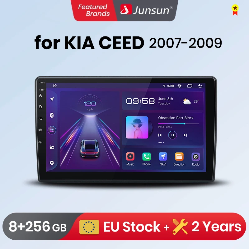 Junsun V1 Plus Car Radio For KIA CEED 2007 - 2009 wireless CarPlay Android Auto car intelligent systems No 2 din 2din DVD