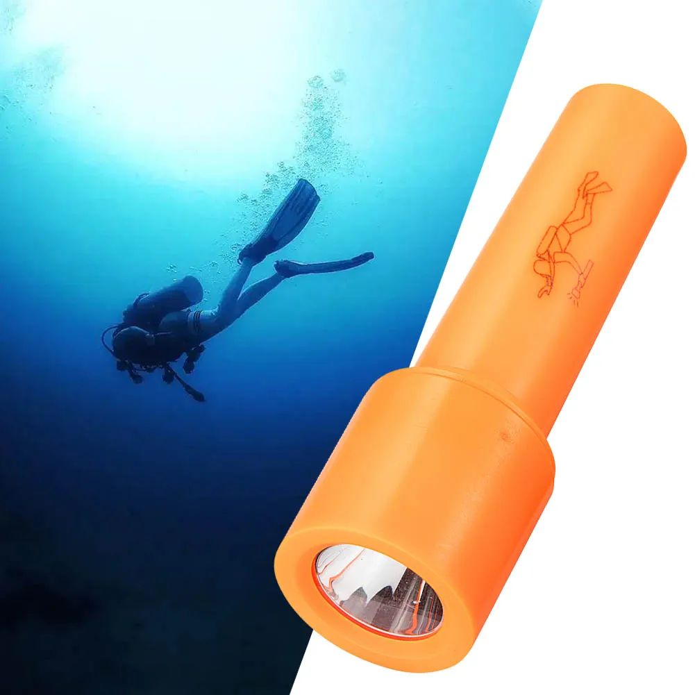 Diving Flashlight High Power IPX8 Waterproof LED Diving Flashlight Torch 1200LM with Wrist Bands for Free Hand Use