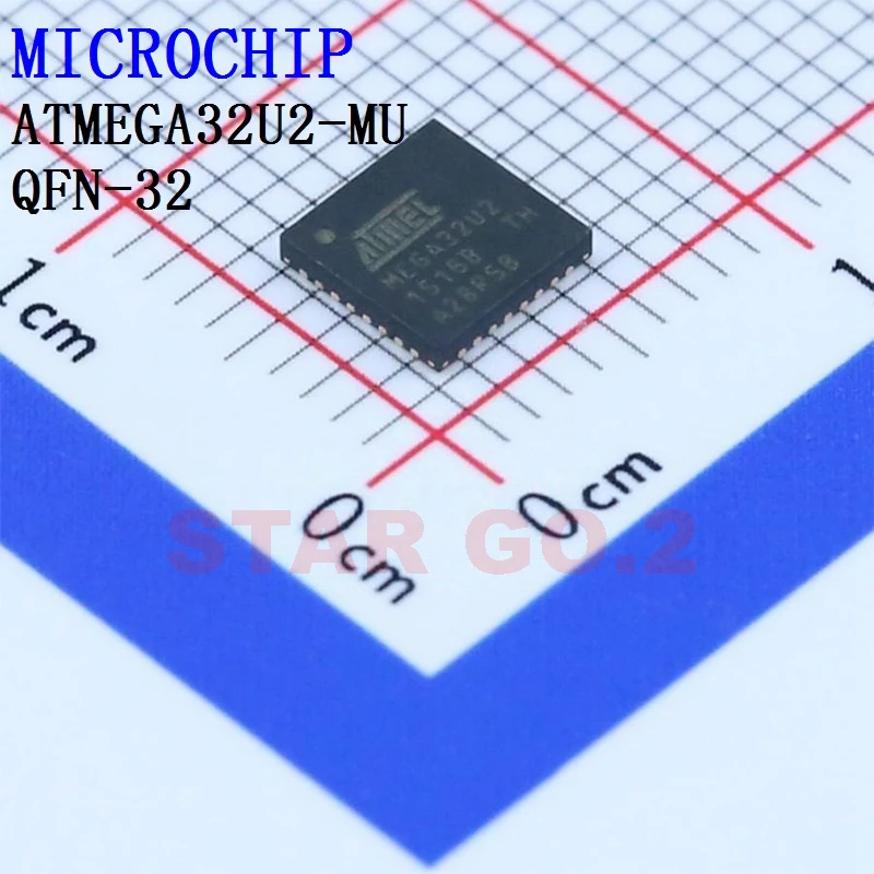 

2PCSx ATMEGA32U2-MU QFN-32 MICROCHIP Microcontroller