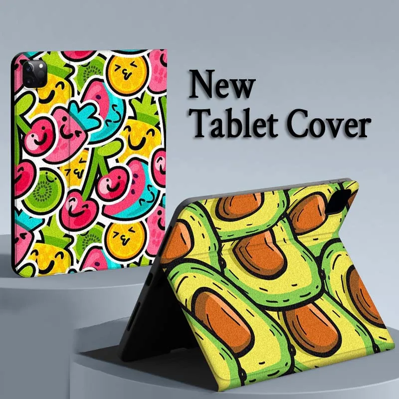 

Fruit Creative Trend Pattern Case For iPad Air Mini Pro 7 6 5 9.7 11 10.5 12.9 Automatic Sleep/Wake Tablet