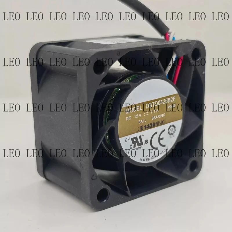 MY 1PCS  For AVC DBTD0428B2F  4028 12V 1.1A 4CM 4-Wire High-Airflow Server Cooling Fan