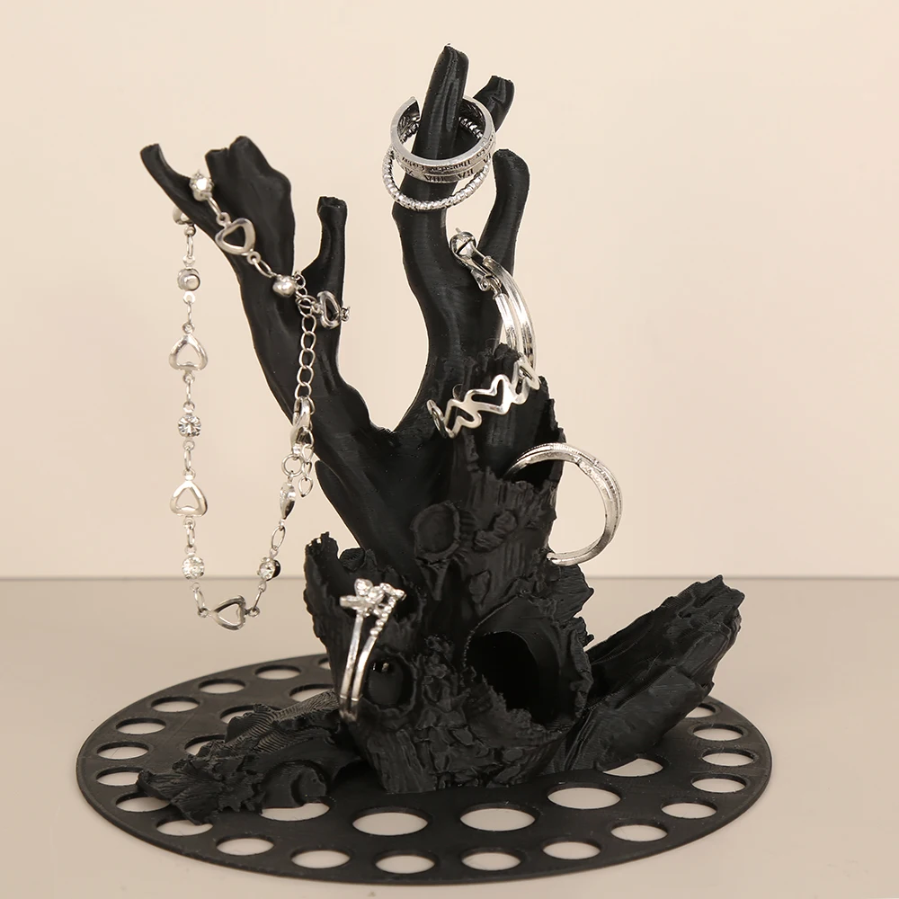 

Cross-Border Dark Dead Tree-Shaped Jewelry Organizer Stand For Gothic Retro-Style Desktop Decoration & Storage Scenario