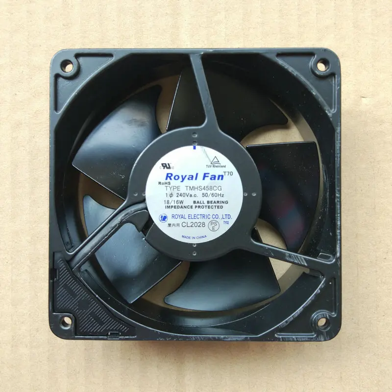 Original Cooling Fan Royal Fan TMHS458CG 12cm 120*120*38MM 230V Waterproof Aluminum