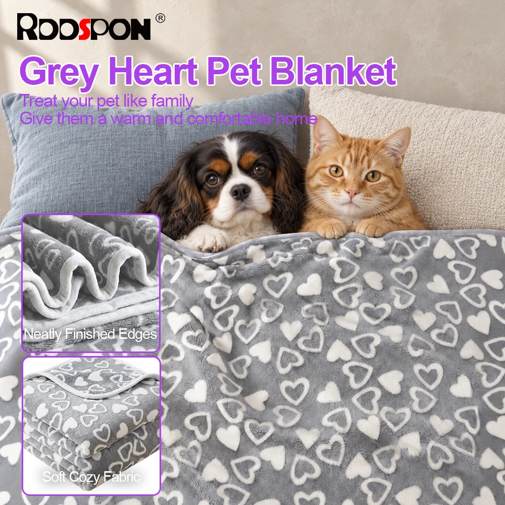 Cute Warm Pet Bed Mat Cover Towel 3 Sizes Handcrafted Cat Dog Fleece Soft Blanket for Small Medium Large Dogs Puppy Pet Supplie