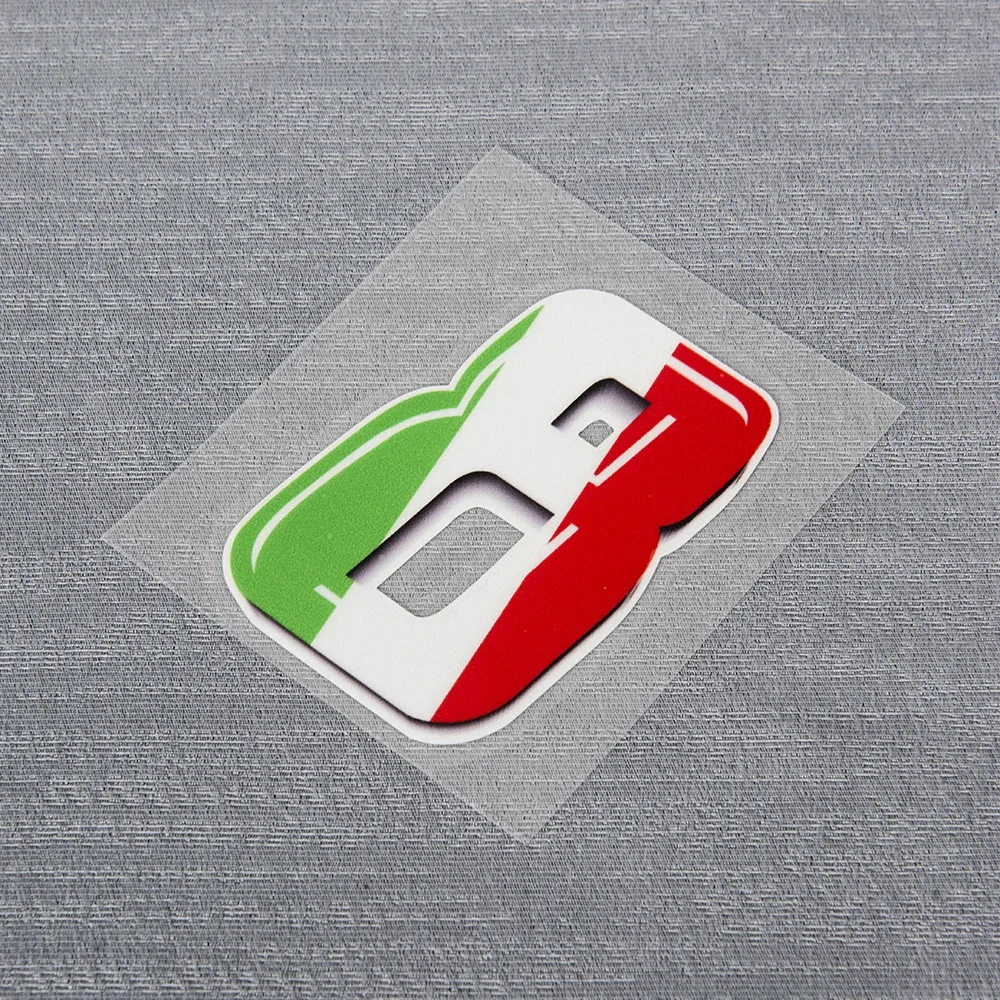 Reflecterende Race Nummer Tricolor Nummers Motorfiets Stickers Fietshelm Stickers Voor Motor Auto Go Kart Quad Boat Tir