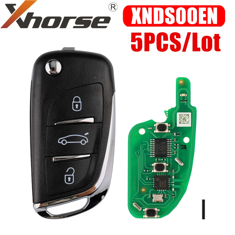 

Xhorse XNDS00EN Wireless Universal Remote Key for DS Style 3 Buttons XN002 5PCS/Lot